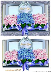 Book Hydrangeas Vintage