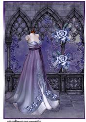 Vintage Dress in Beautiful Bleu