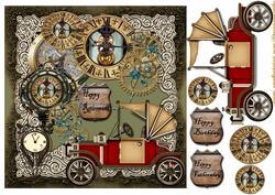 Steampunk Male Card