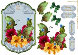 Topper Petunias and Butterflies