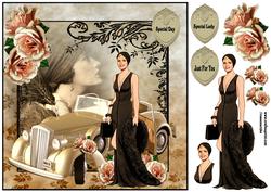 Woman of the World Vintage Collage