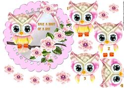 Have a Hoot of a Day Girl Card
