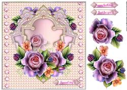 Pink English Roses Beauty