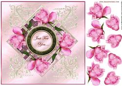 Mosaic Roses and Pearls