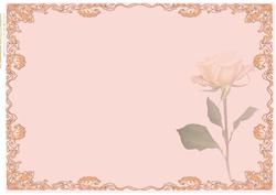 A4 Vintage Rose Background