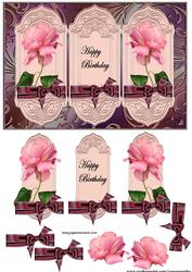 Panels Roses and Bows
