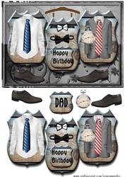 Men's Clothes Panel Birthday/dad
