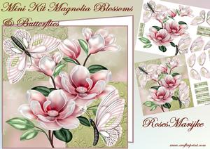 Mini Kit Magnolia Blossoms & Butterflies