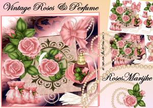 Vintage Roses & Perfume Mini Kit