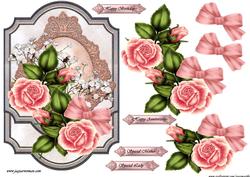 Panel Vintage Roses