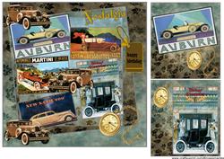 Male Card Toppers Vintage Cars