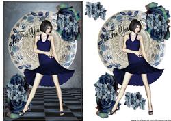 Lady in Delfts Bleu