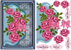 Envelop Pink Roses