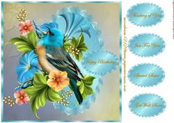Special Bird Topper and Tags 2