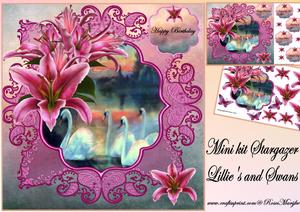 Mini Kit Stargazer Lilies and Swans