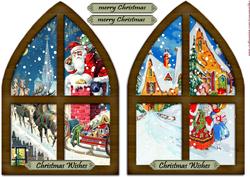 Windows Vintage Christmas