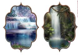 Background Toppers Waterfall
