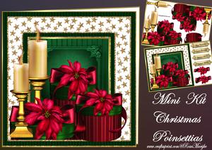 Mini Kit Christmas Poinsettia's