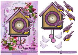 New Home Birdhouse & Clock