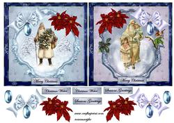 Vintage Santa Toppers