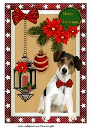 A4 Christmas Puppy
