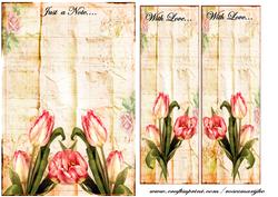 Vintage Just a Note @bookmarks