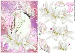 Butterflie and Lillies