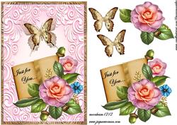 Book Camelias and Butterlie