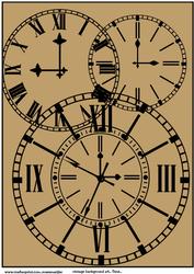A4 Background Clocks