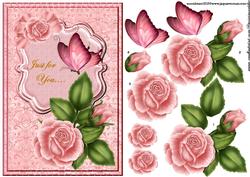 Roses and Butterflies
