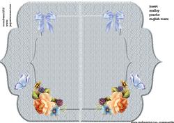 Insert Scallop Peache English Roses