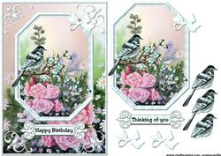 In the Garden - birthday& Thinking of You