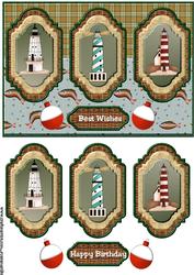 Panels Male Card Lighthouses