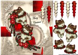 Vintage Kitten's Christmas