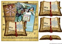 Christmas Vintage Book