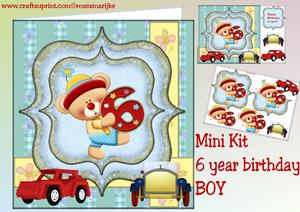Mini Kit Birthday Boy 6 Year
