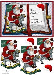 Book Vintage Santa