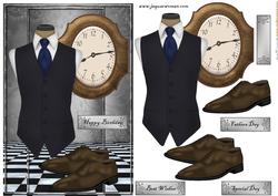 Male Card Gentlemans Clothes