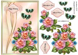 Camelias and Butterflies