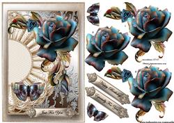 Autumn Roses & Butterflies Beauty