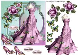 Beautiful Dress in Purple