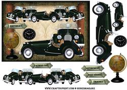 Male Card Vintage Cars