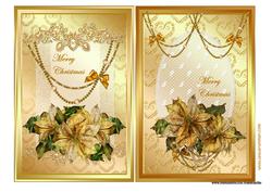 Golden Christmas Toppers