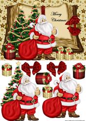 Book Vintage Santa