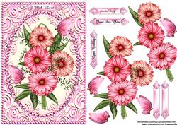 Oriental Corsage & Butterflies