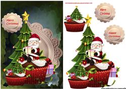 Cupcake Santa