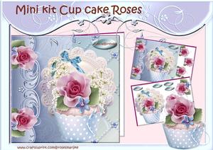 Mini Kit Cupcake Roses