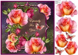 Fancy Frame Romantic Roses
