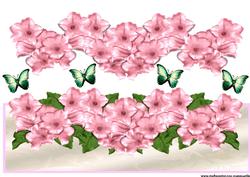 Large Dl Spring Pink Petunias