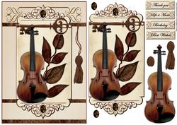 Male Vintage Music Quick Card
